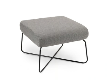 KALOS - Square fabric garden footstool by Fischer Möbel - view 2